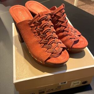 Michael Kors Cinnamon Wedge Sandals Size 8